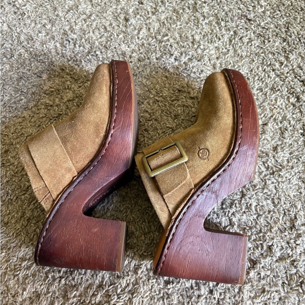 Born Hannah Clogs - Rust Distressed - Picture 4 of 6